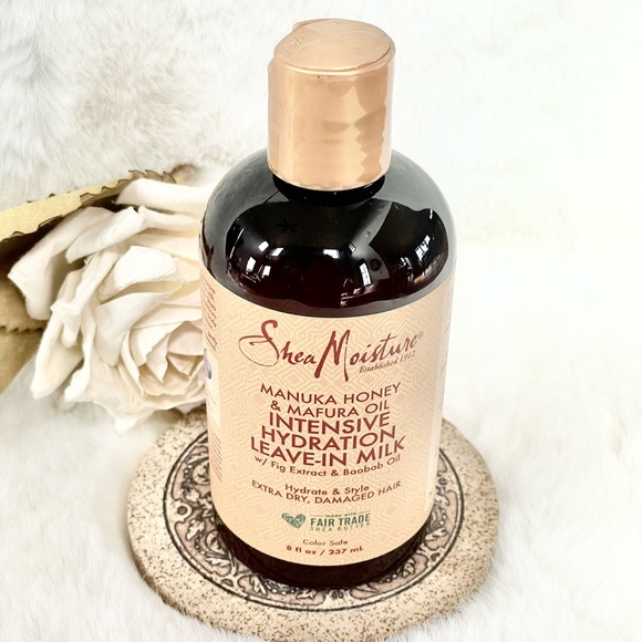 New with tag SHEA MOISTURE MANUKA HONEY & OIL INTENSIVE HYDRATION LEAVE IN MILK - Picture 1 of 5